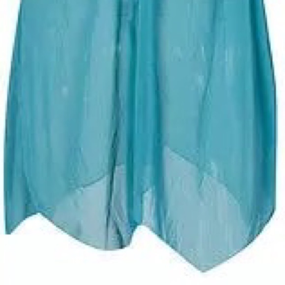 Blue Sheer & Lace Babydoll w/ G String NWT - Picture 3 of 5